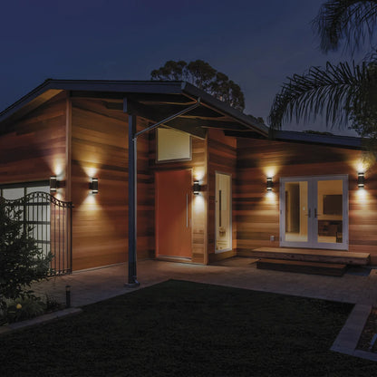 Atomi Smart Colour-changing Smart Outdoor LED Wall Sconces, 2 pack