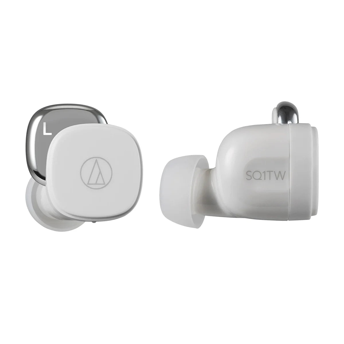 Audio-Technica ATH-SQ1TWWH Earbuds, White