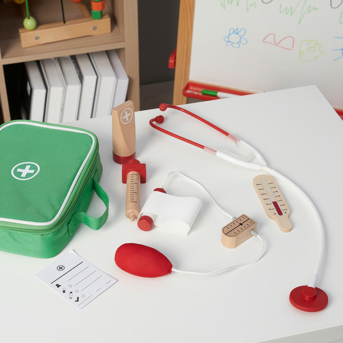(7-Piece) IKEA BARKBORRE toy doctor’s set