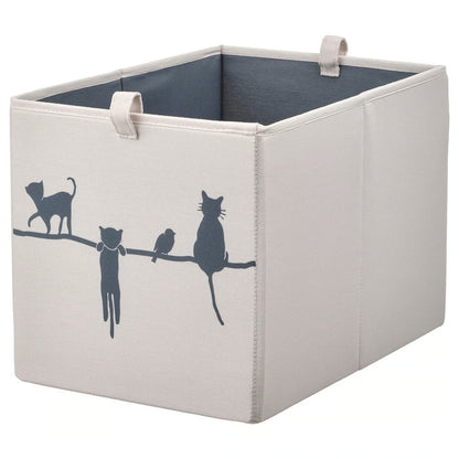 IKEA BARNDRÖM Box, beige, 26x37x26 cm (10 ¼x14 ½x10 ¼ ")