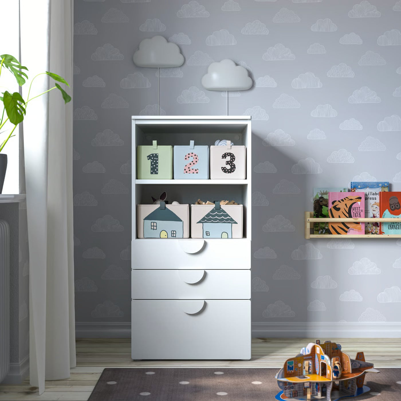 IKEA BARNDRÖM Box, beige, 26x37x17 cm (10 ¼x14 ½x6 ¾ ")
