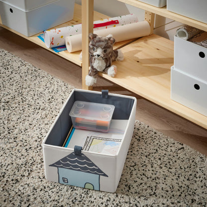 IKEA BARNDRÖM Box, beige, 26x37x17 cm (10 ¼x14 ½x6 ¾ ")