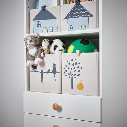 IKEA BARNDRÖM Box, beige, 26x37x17 cm (10 ¼x14 ½x6 ¾ ")