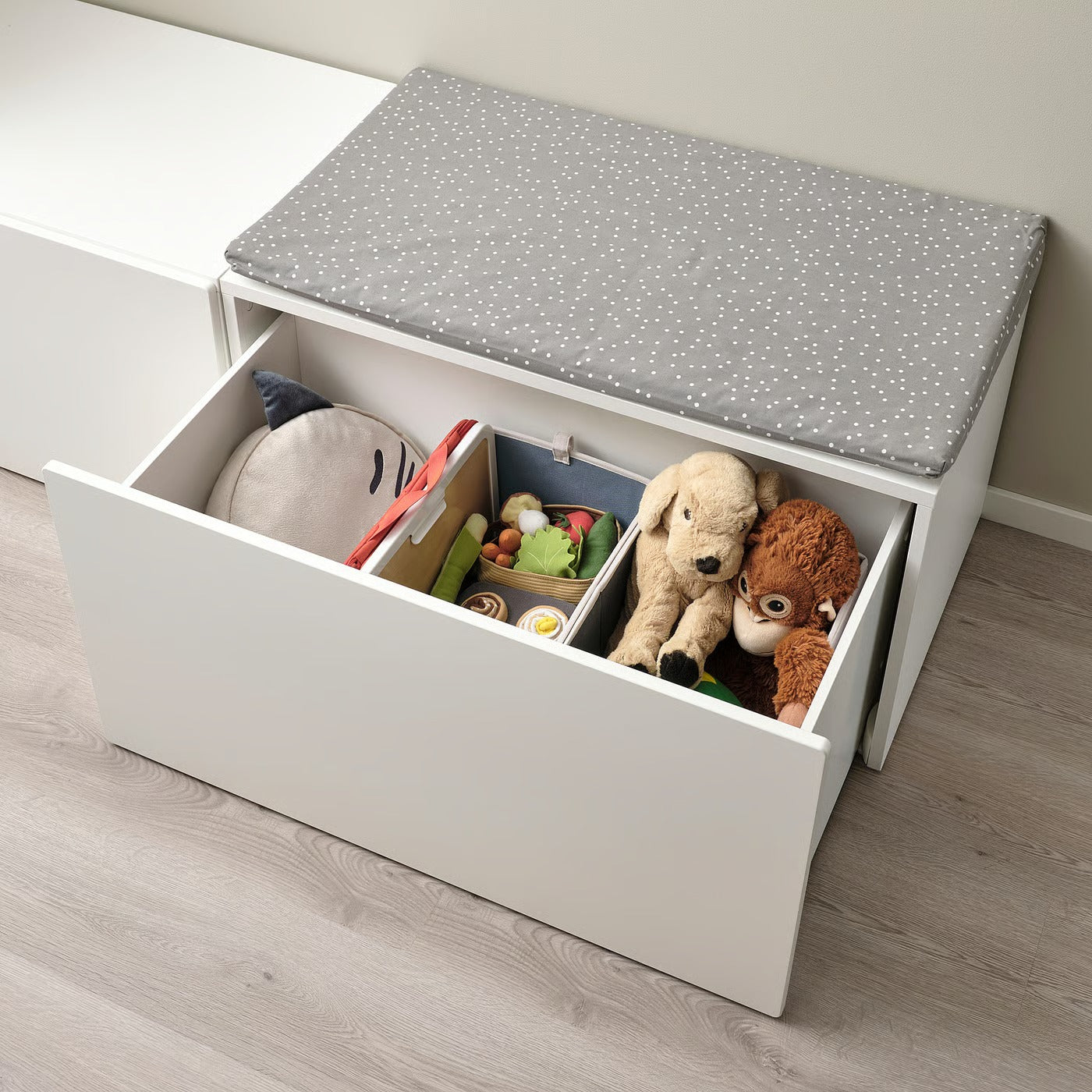 IKEA BARNDRÖM Box, beige, 26x37x26 cm (10 ¼x14 ½x10 ¼ ")