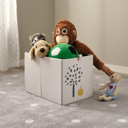 IKEA BARNDRÖM Box, beige, 26x37x26 cm (10 ¼x14 ½x10 ¼ ")