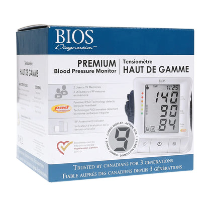 BIOS Diagnostics Automatic Blood Pressure Monitor