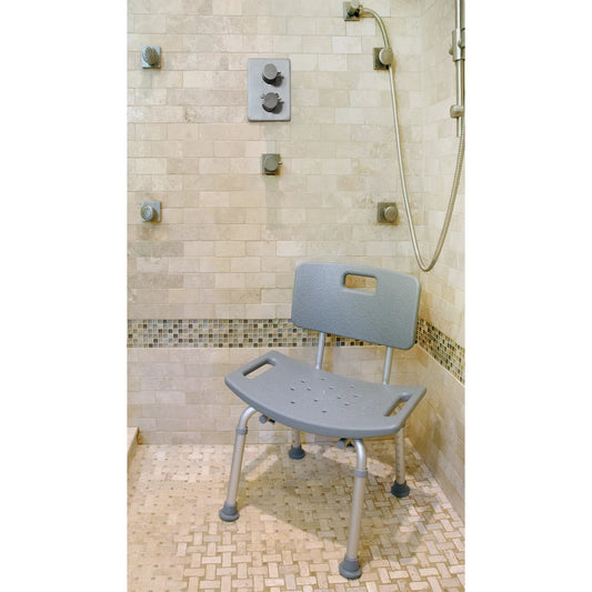 BIOS Living Adjustable Bath Bench with Backrest