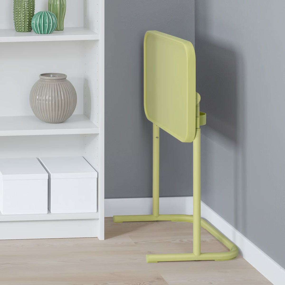 IKEA BJÖRKÅSEN Laptop stand, yellow-green