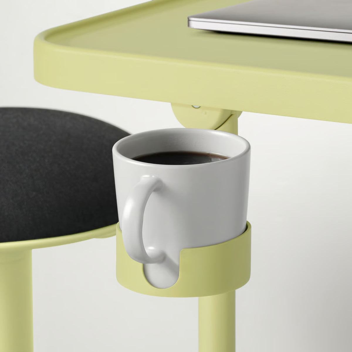 IKEA BJÖRKÅSEN Laptop stand, yellow-green