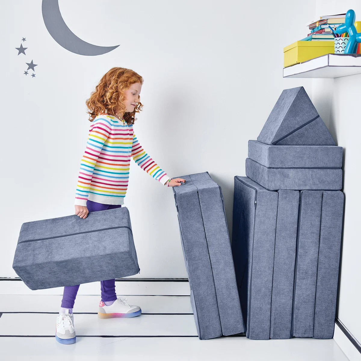 Yourigami 12-piece Convertible Play Fort for Kids