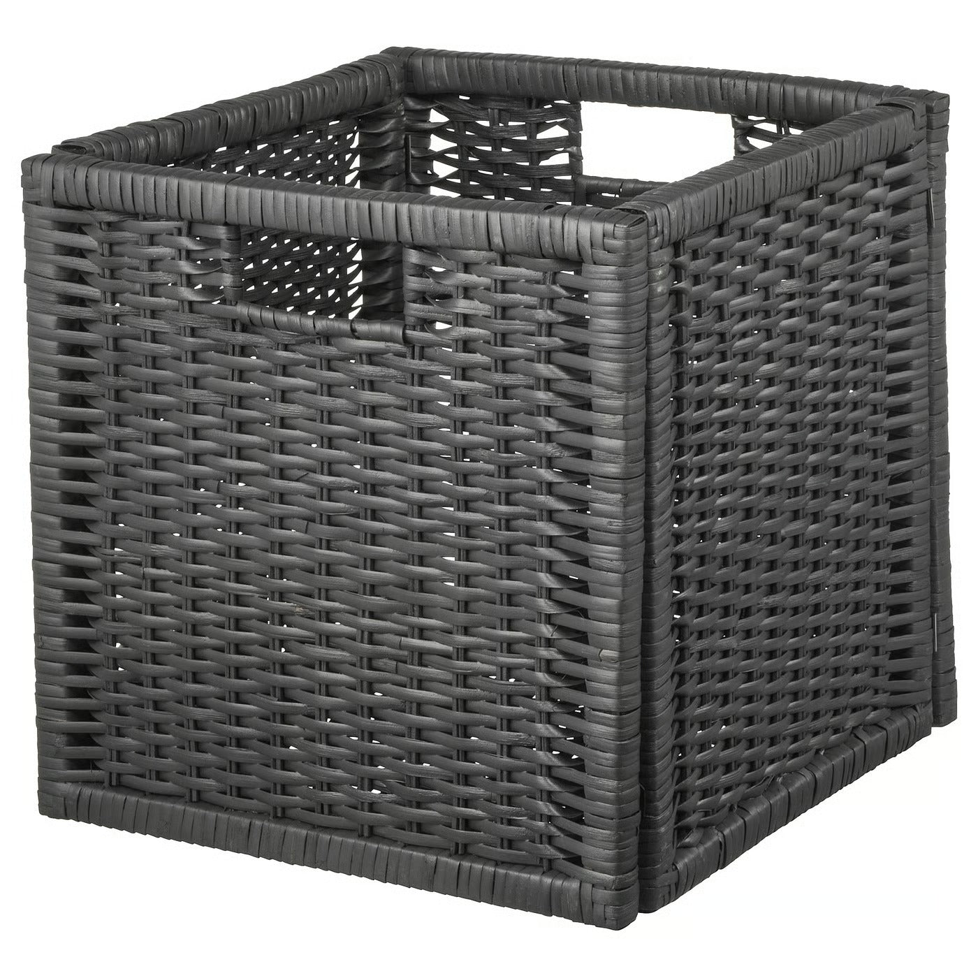IKEA BRANÄS Basket, dark gray, 32x34x32 cm (12 ½x13 ½x12 ½ ")