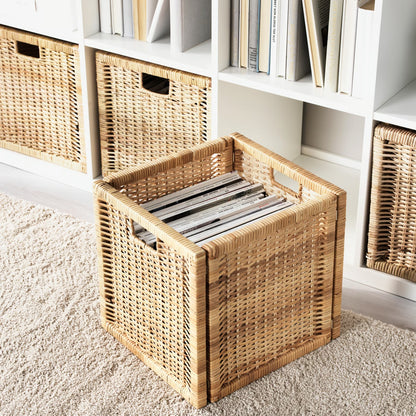 IKEA BRANÄS Basket, rattan, 32x34x32 cm (12 ½x13 ½x12 ½ ")