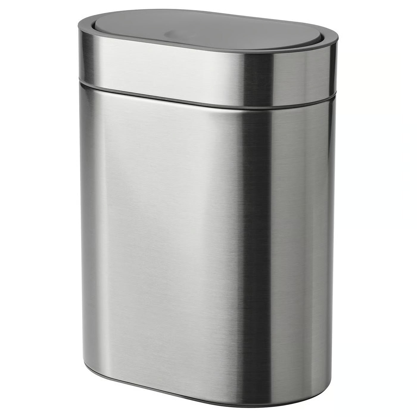 IKEA BROGRUND Touch top trash can, stainless steel, 4 l (1 gallon)