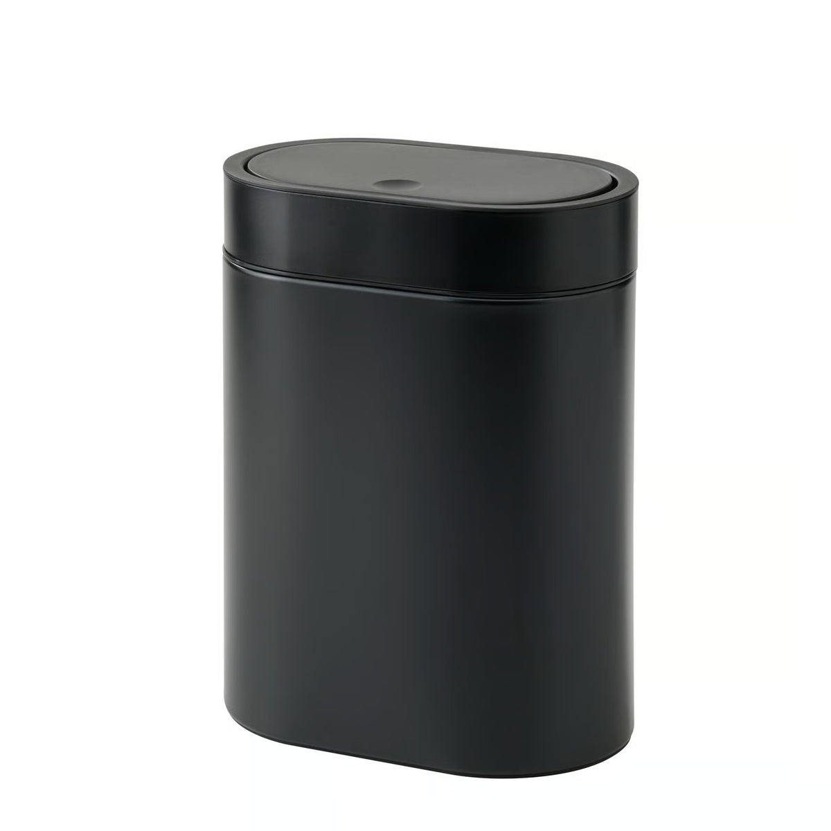IKEA BROGRUND Touch top trash can, black, 4 l (1 gallon)
