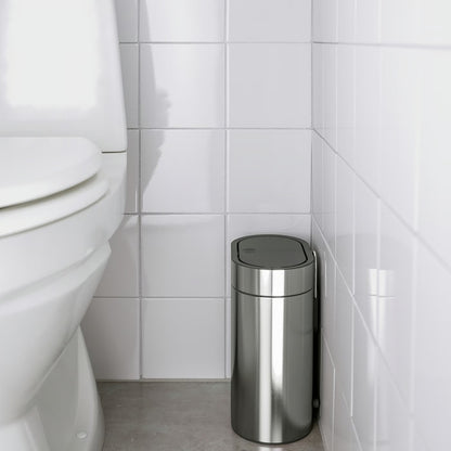 IKEA BROGRUND Touch top trash can, stainless steel, 4 l (1 gallon)
