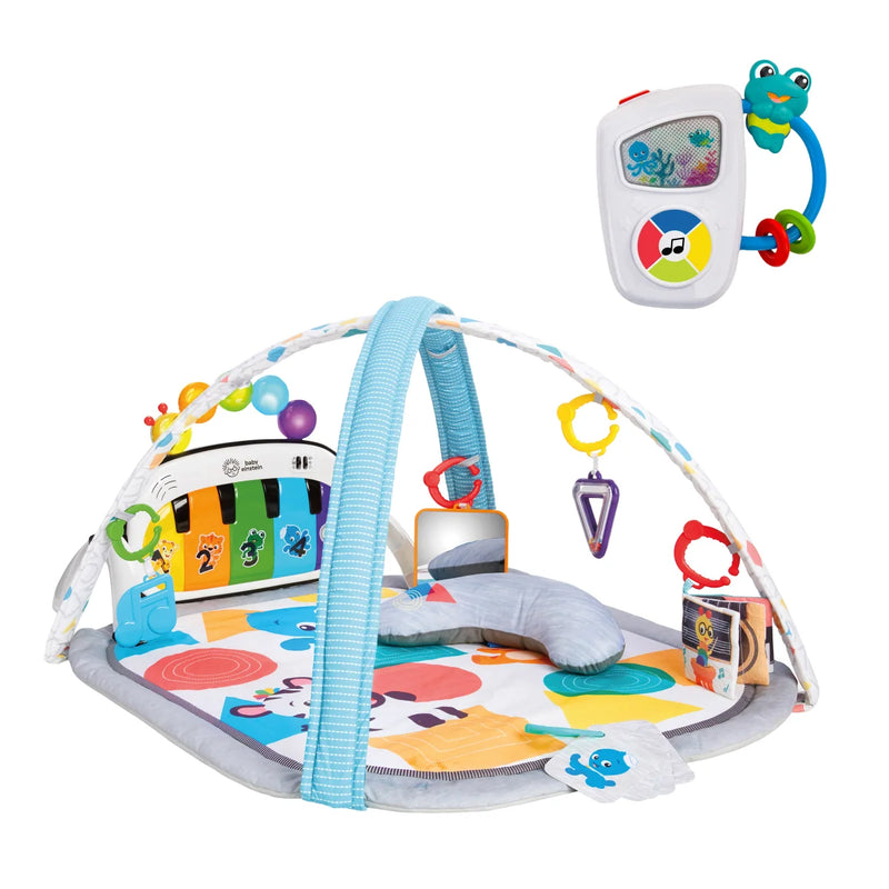 Baby Einstein 5-en-1 Kickin' Tunes Activity Gym et jouets à emporter