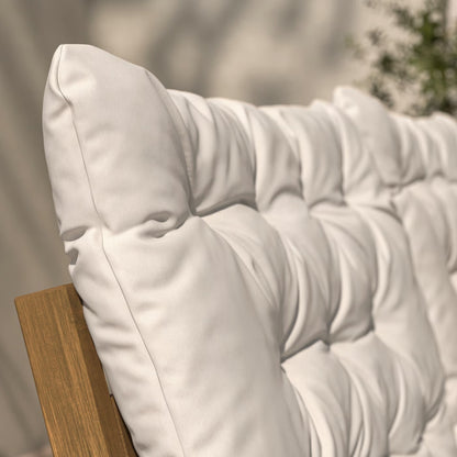 IKEA KUDDARNA Back cushion, outdoor, light gray-beige, 62x44 cm (24 3/8x17 3/8 ")