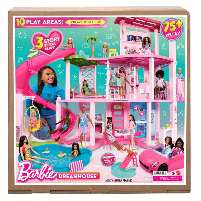 Coffret Barbie Dreamhouse avec poupées de cinéma en prime