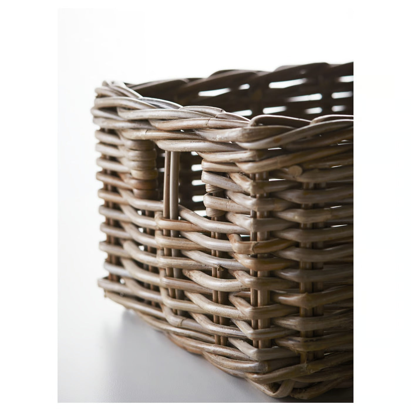 (2 Pack) IKEA BYHOLMA Basket, gray, 25x29x15 cm (9 ¾x11 ½x6 ")