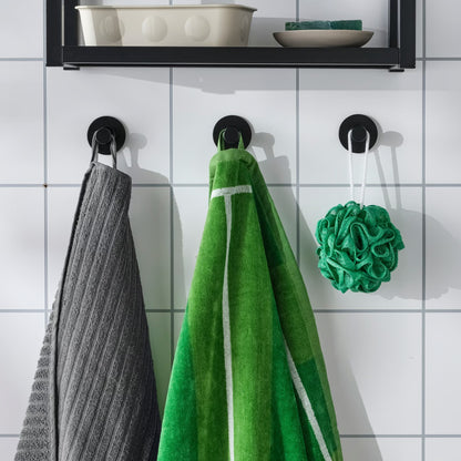 IKEA SPORTSLIG Bath sheet, green/football pitch, 100x150 cm (39x59 ")
