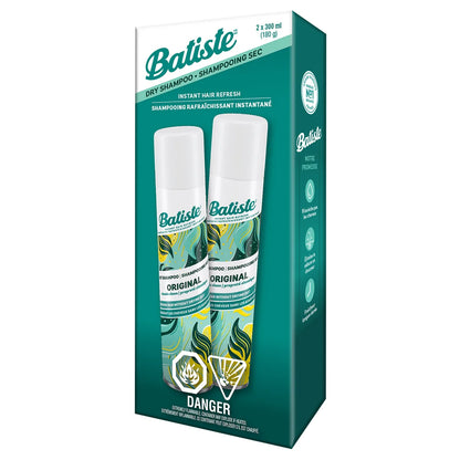 Batiste Dry Shampoo Original, 2 x 300 mL