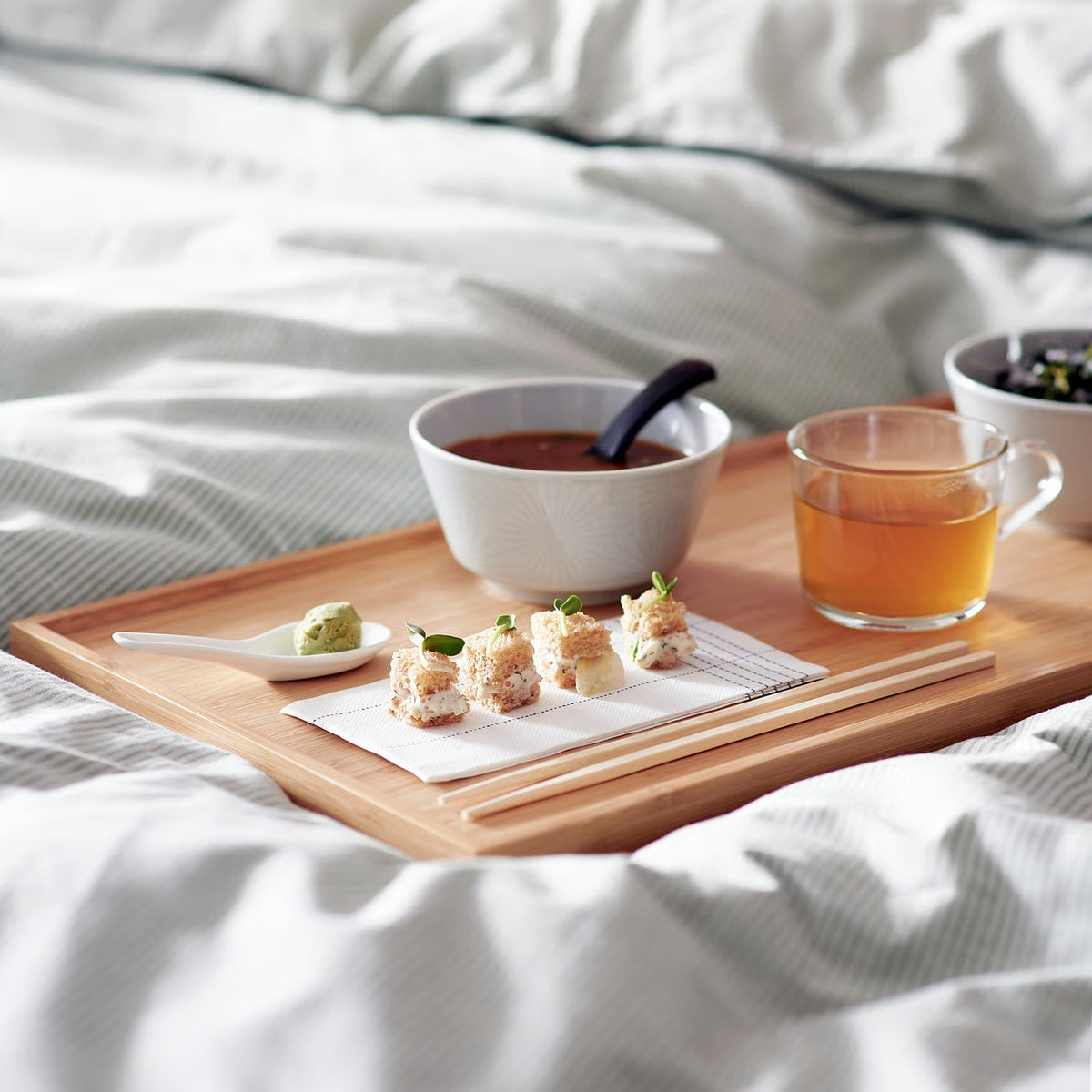 IKEA RESGODS Bed tray, bamboo
