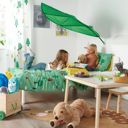 IKEA LOVA Bed canopy, leaf/green