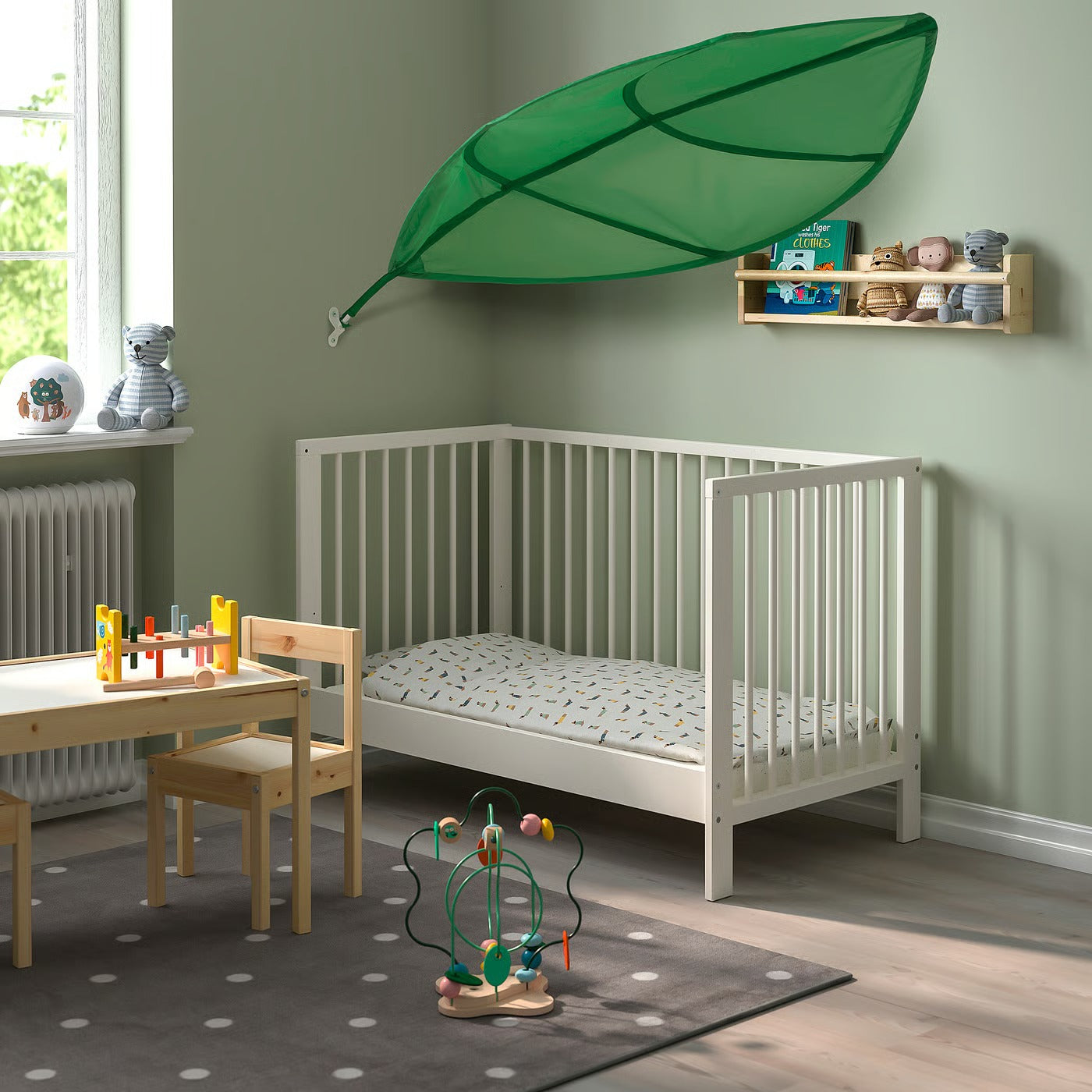 IKEA LOVA Bed canopy, leaf/green