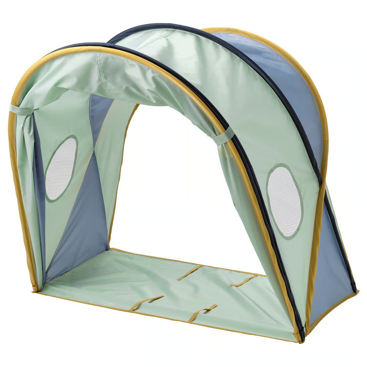 IKEA ELDFLUGA Bed tent, blue/green, 70/97
