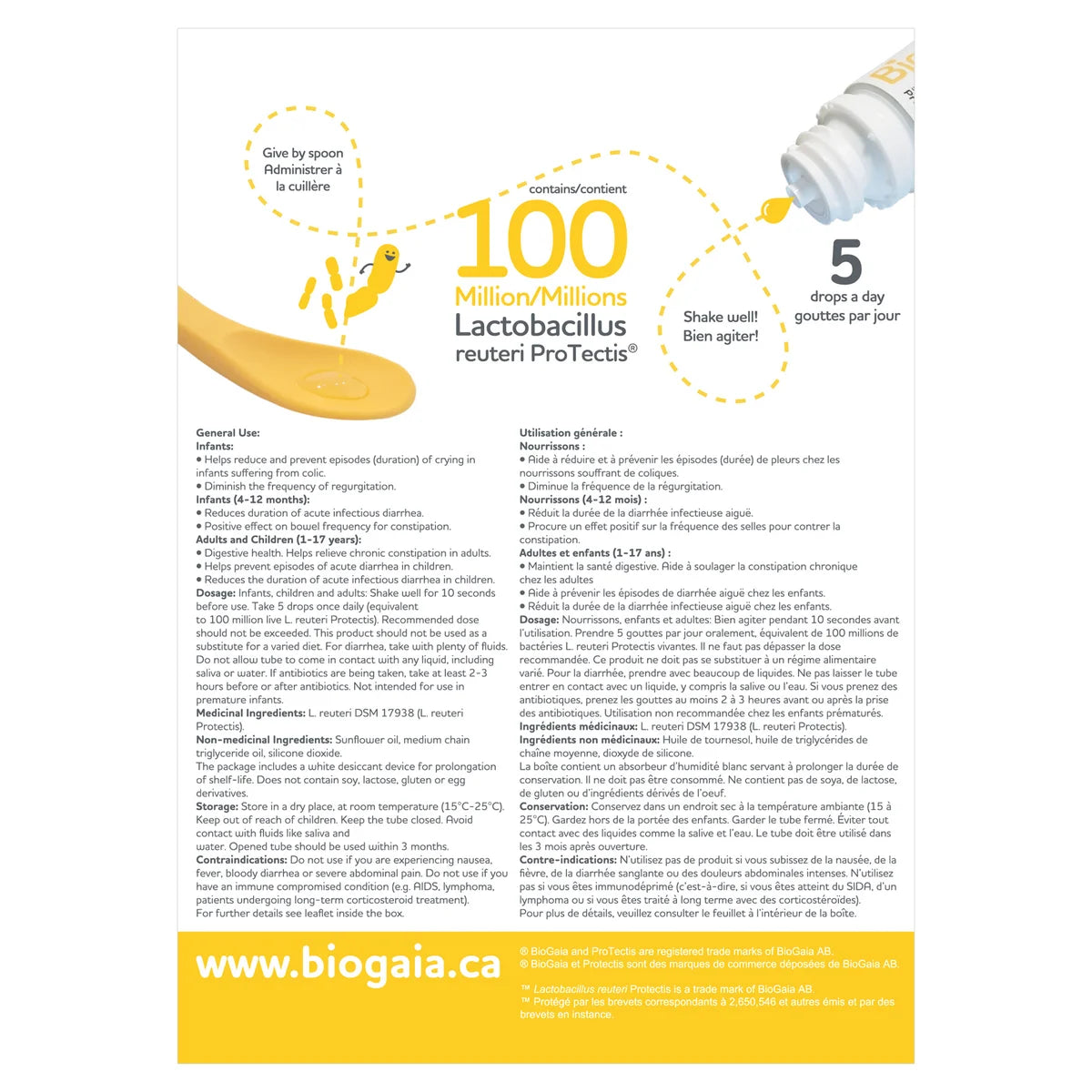 BioGaia Probiotic Drops, 2 x 5 mL