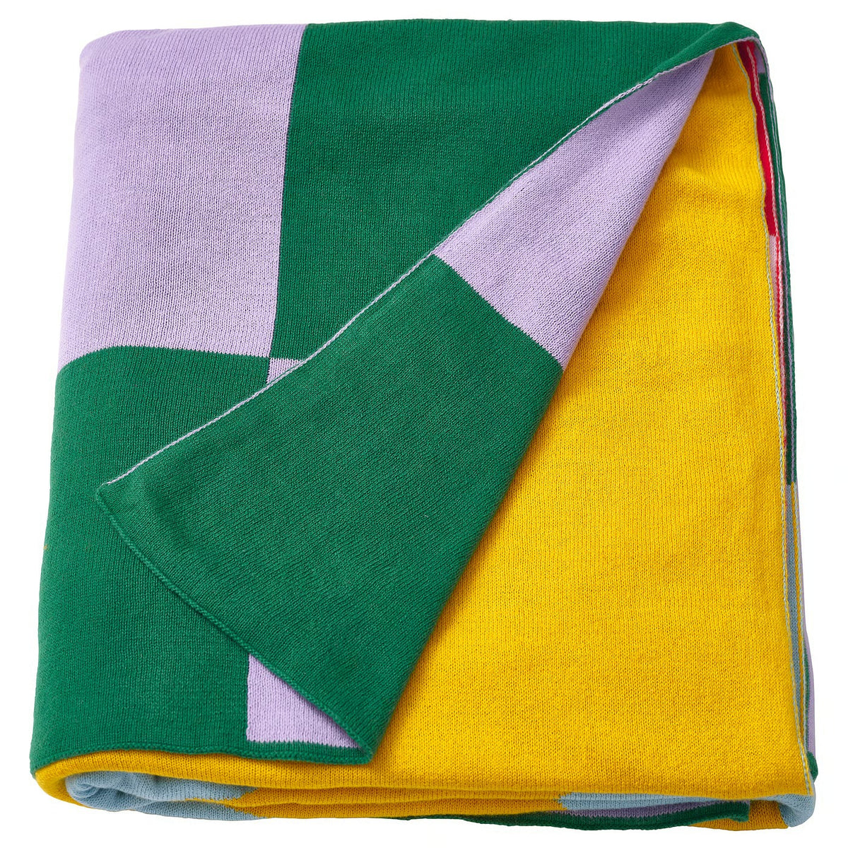 IKEA GREJSIMOJS Blanket, patterned/multicolor, 130x170 cm (51 1/8x66 7/8 ")