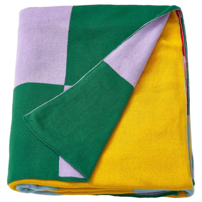 IKEA GREJSIMOJS Blanket, patterned/multicolor, 130x170 cm (51 1/8x66 7/8 ")