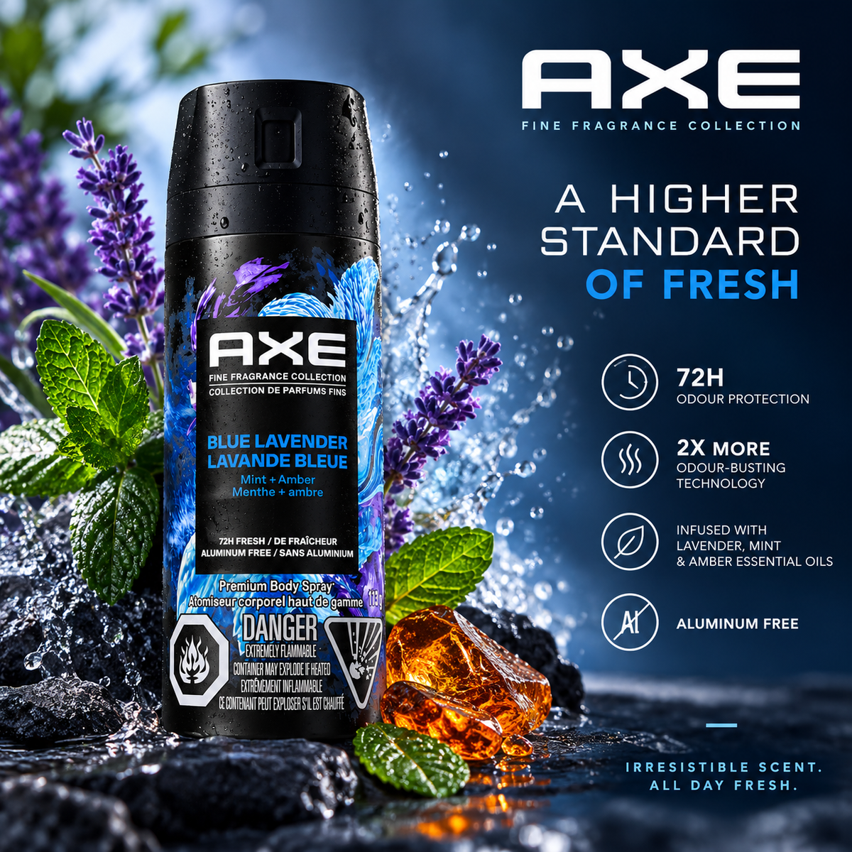(3 Pack) AXE Body Spray, 113 g