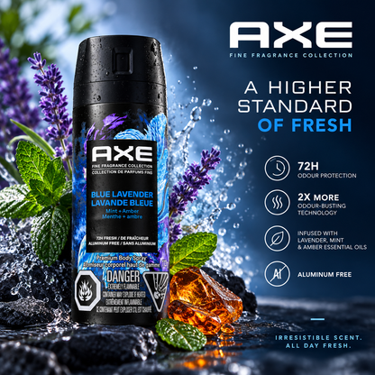 (3 Pack) AXE Body Spray, 113 g