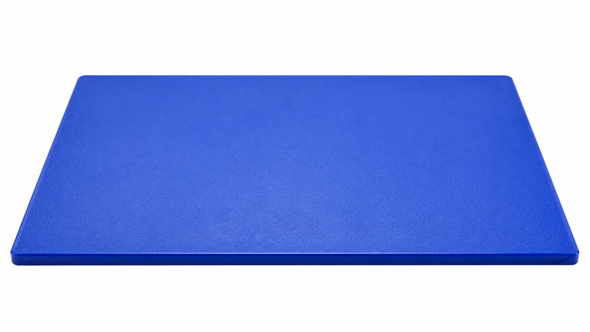 Extra Large Blue Cutting Board 18 x 24 Inch, Heavy Duty Thick Kitchen Chopping Board, 0.5 Inch Thick, Large Rectangular Food Prep Board for Cutting Vegetables, Fruits & Meat, Professional Kitchen, Restaurant & Home Cooking