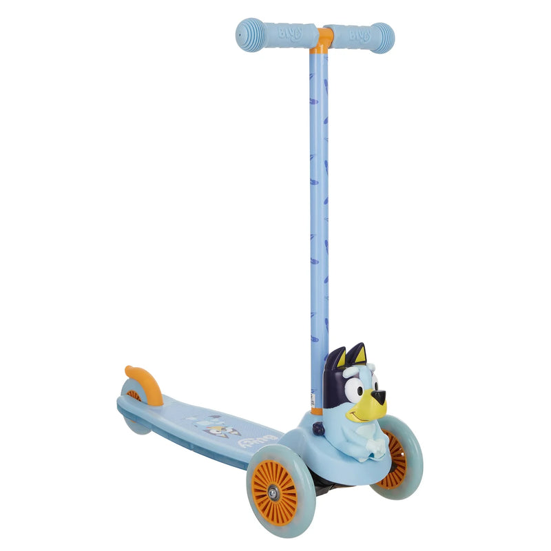 Planche et roues lumineuses pour trottinette Bluey