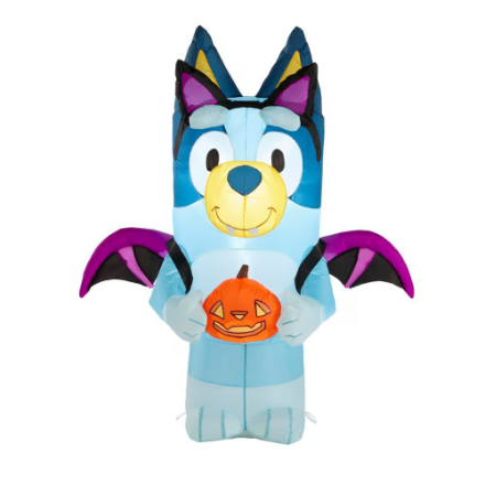 Bluey in Bat Costume