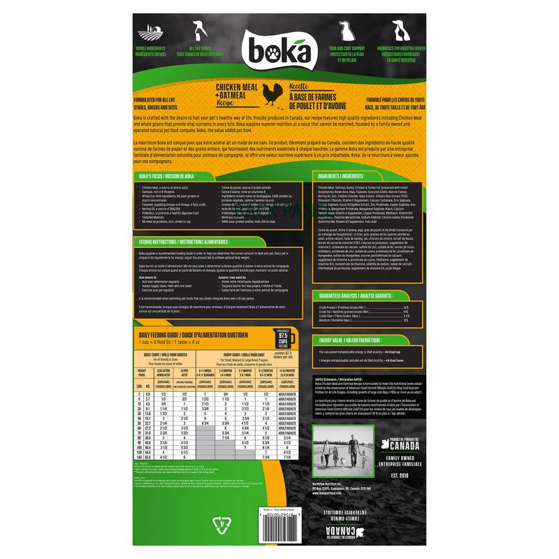 Boka Chicken Recipe Dog Food, 11.36 kg (25 lb)