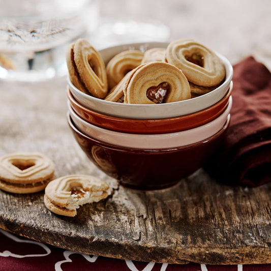 [4 Pack] IKEA HÖSTAGILLE Stoneware Bowls, Autumn Colors, 12 cm, 8 oz