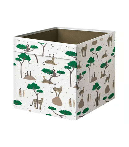 IKEA SANDLÖPARE Box, cheetah, 33x38x33 cm (13x15x13 ")