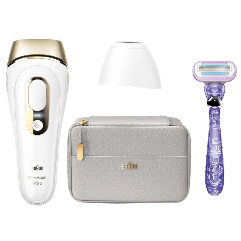 Braun IPL 5157 with 3-in-1 FaceSpa Pro 911 Epilator Bundle