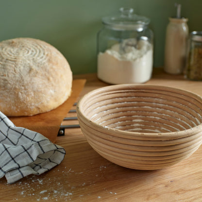 IKEA BANDSLÄTTING Bread basket, rattan, 22 cm (9 ")