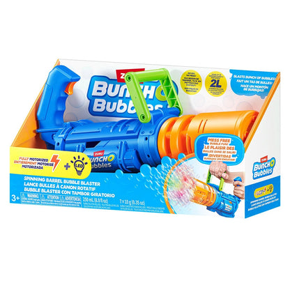 Bunch O Bubbles Spinning Barrel Bubble Blaster – Automatic Bubble Gun with High Output