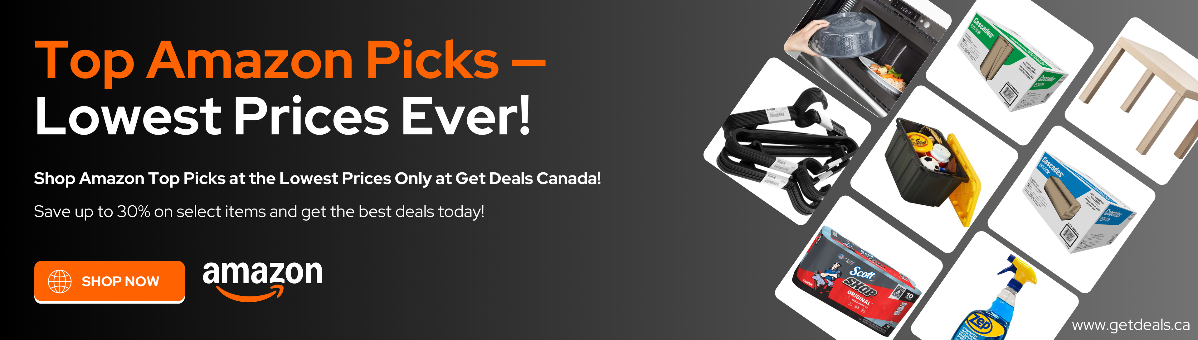 Buy Amazon items online and enjoy the lowest prices ever - Get deals Canada