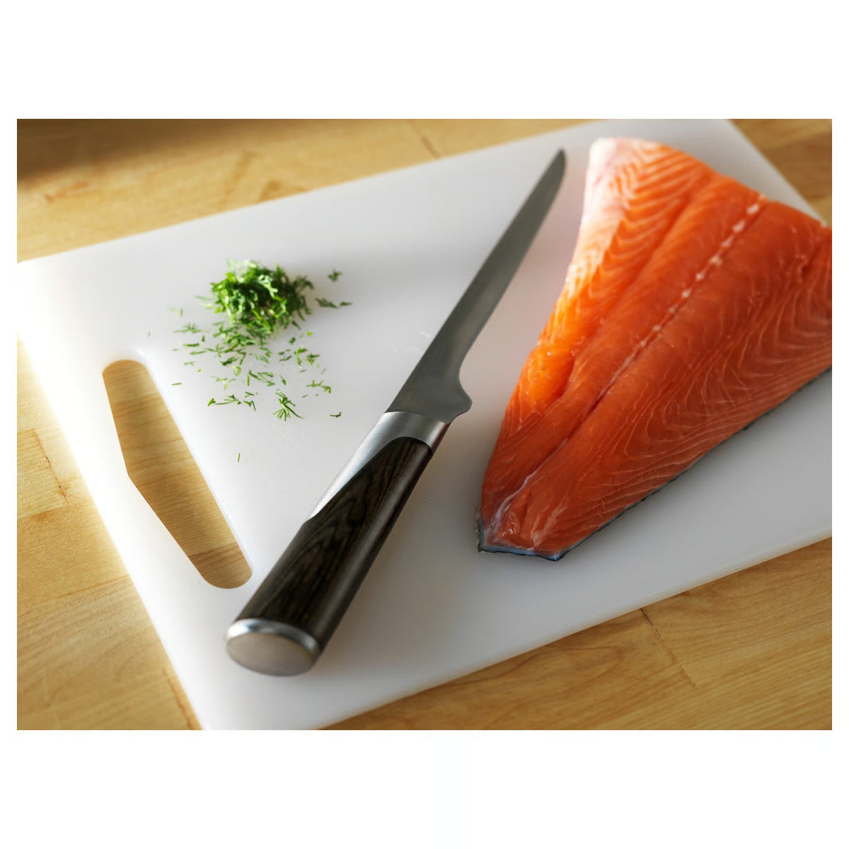 (2 Pack) IKEA LEGITIM White Plastic Chopping Boards,Lightweight Kitchen Cutting Boards with Easy-Grip Handle, Food Preparation Boards for Vegetables, Fruits, Meat & Everyday Cooking
