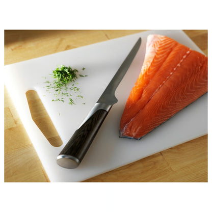 (2 Pack) IKEA LEGITIM White Plastic Chopping Boards,Lightweight Kitchen Cutting Boards with Easy-Grip Handle, Food Preparation Boards for Vegetables, Fruits, Meat & Everyday Cooking