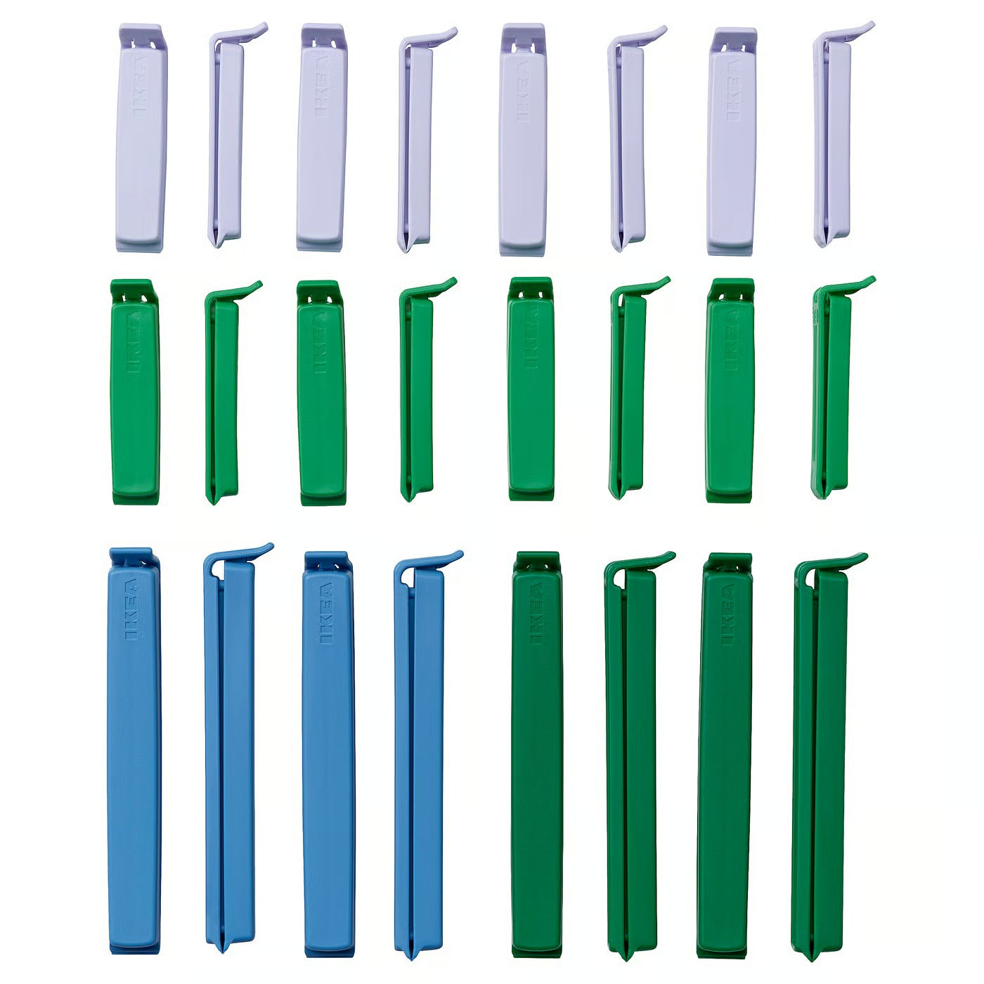 (48 PACK) IKEA BEVARA Reusable Bag Sealing Clips – Assorted Colors