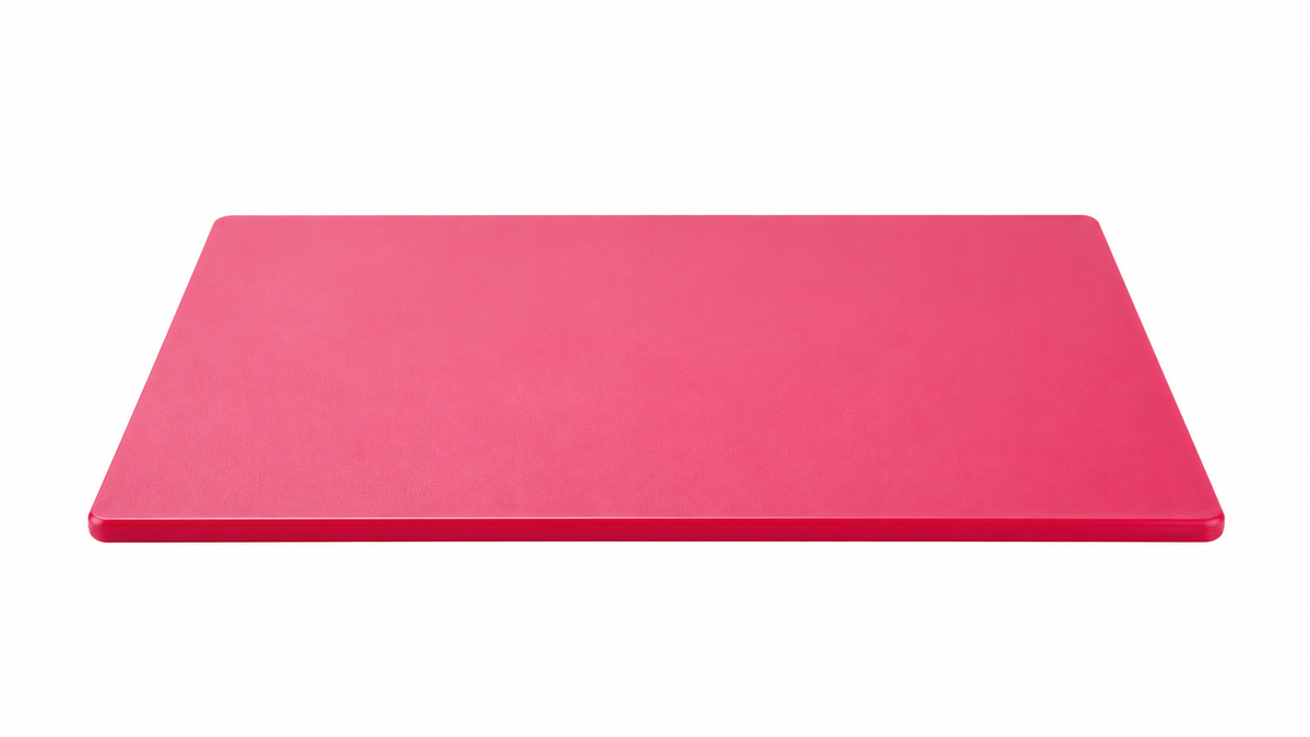 Extra Large Red Cutting Board 18 x 24 Inch, Heavy Duty Thick Kitchen Chopping Board, 0.5 Inch Thick, Large Rectangular Food Prep Board for Cutting Vegetables, Fruits & Meat, Professional Kitchen, Restaurant & Home Cooking
