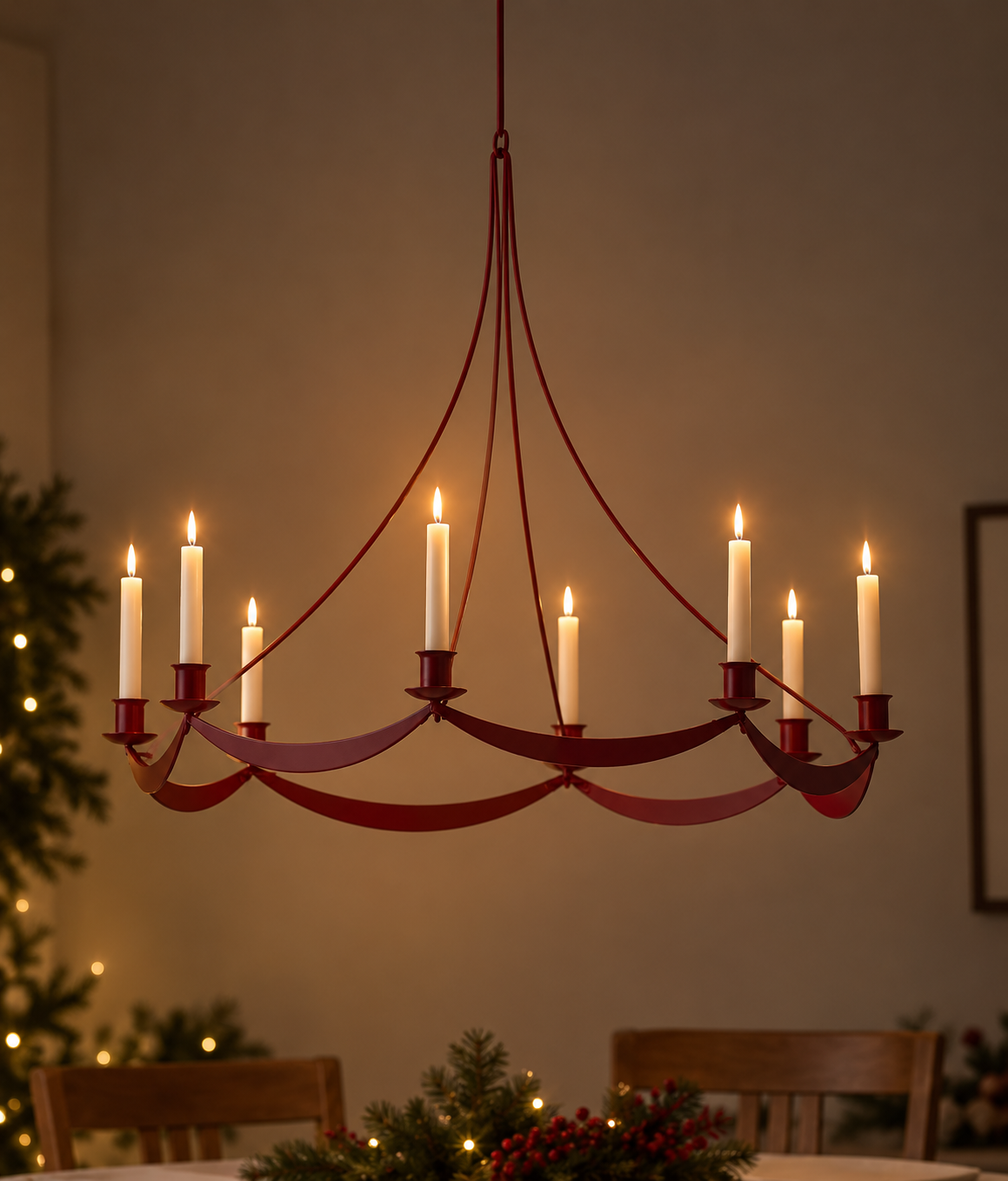IKEA STRÅLA LED Star-Shaped Decorative Hanging Light, Battery Operated, Warm White, Silver, 27 cm