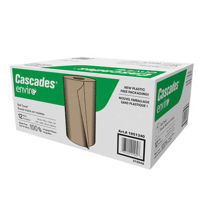 Cascades Enviro Hand Paper Towels, Strong & Absorbent Disposable Paper Towels for Home, Kitchen & Office Use